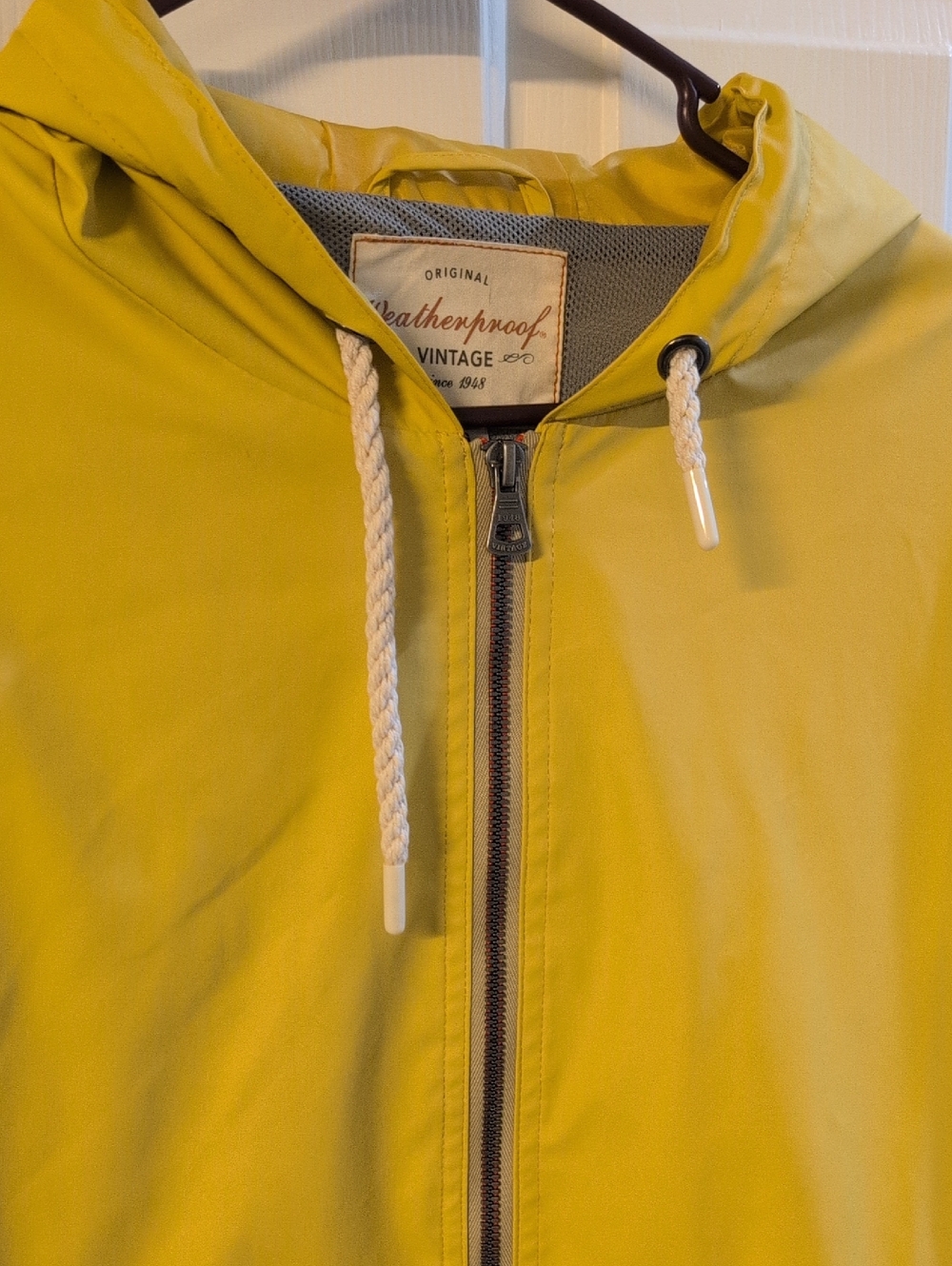 Weatherproof Yellow Hooded Zip Jacket - Picture 5 of 11